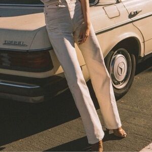 IMOGENE + WILLIE Catherine Jean in Cream Size 29